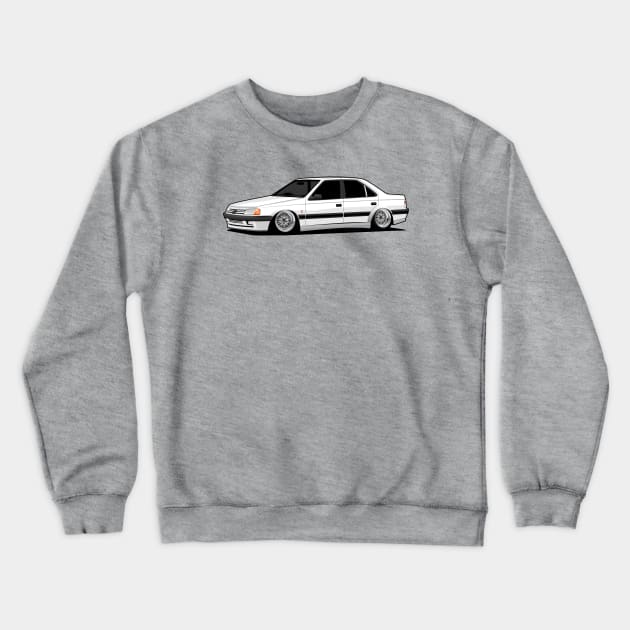 peugeot 405 Crewneck Sweatshirt by small alley co